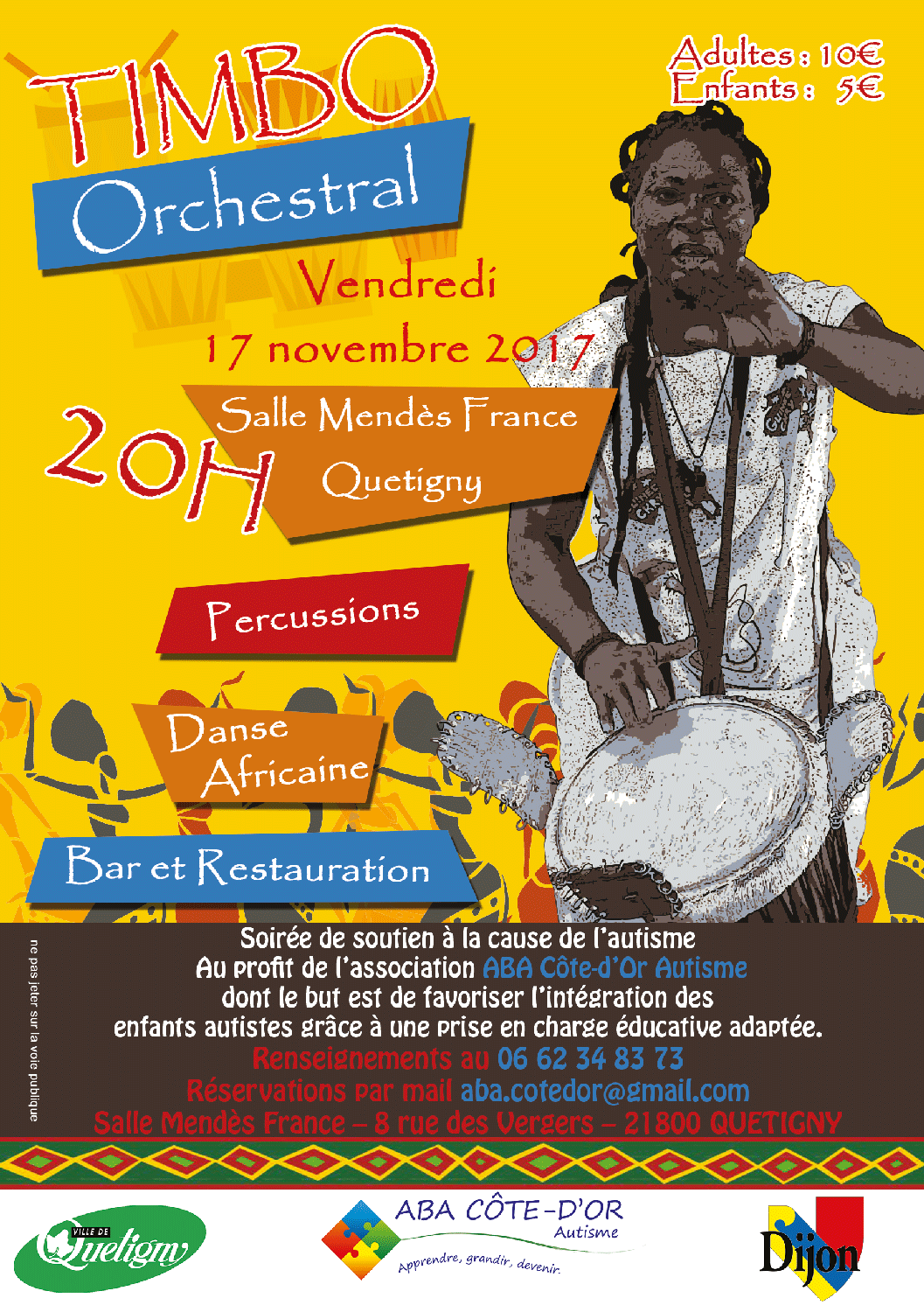 Flyers concert Timbo orchestre